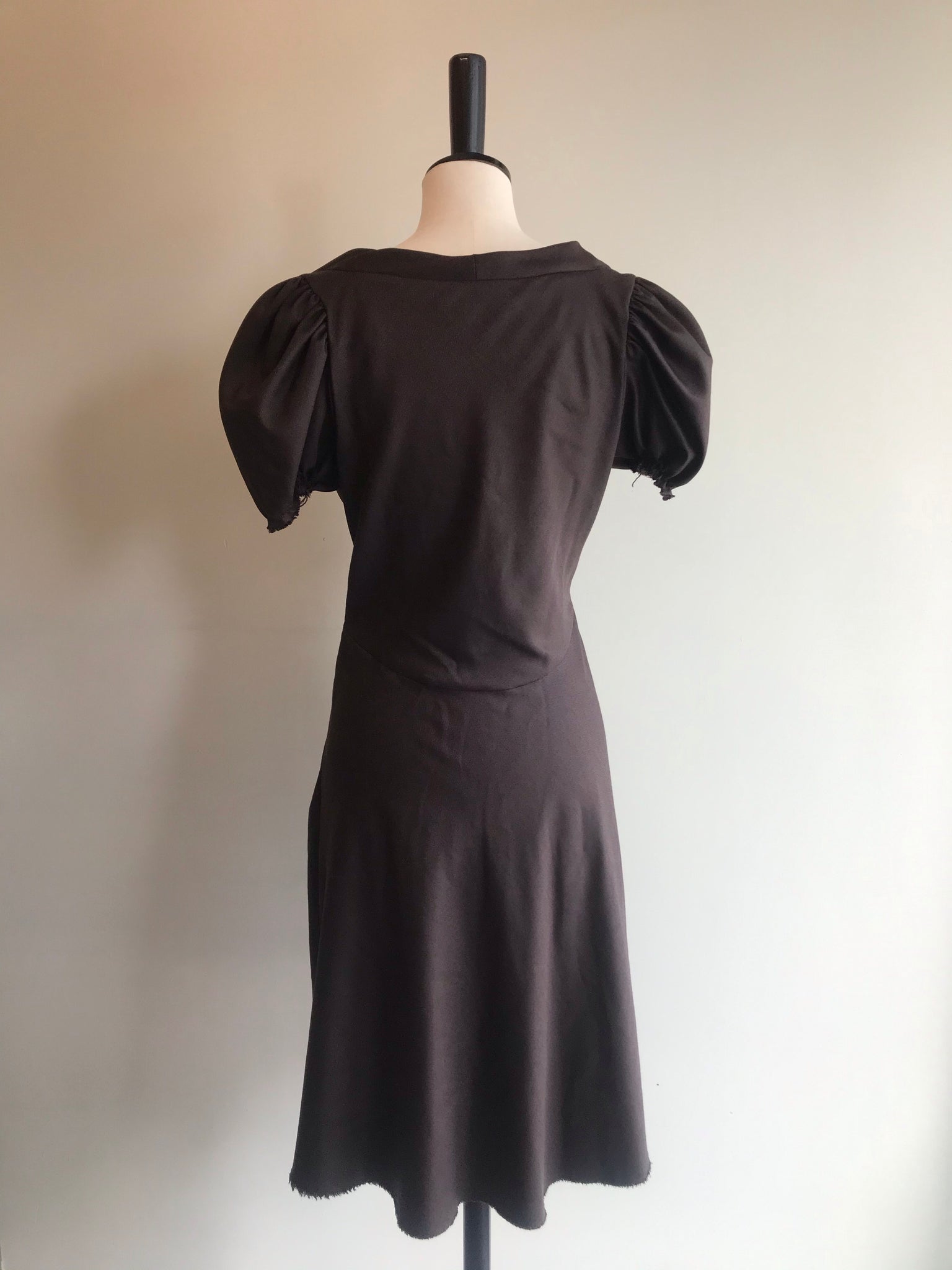 Isabella's Wardrobe David Szeto Velvet Panel Dress.
