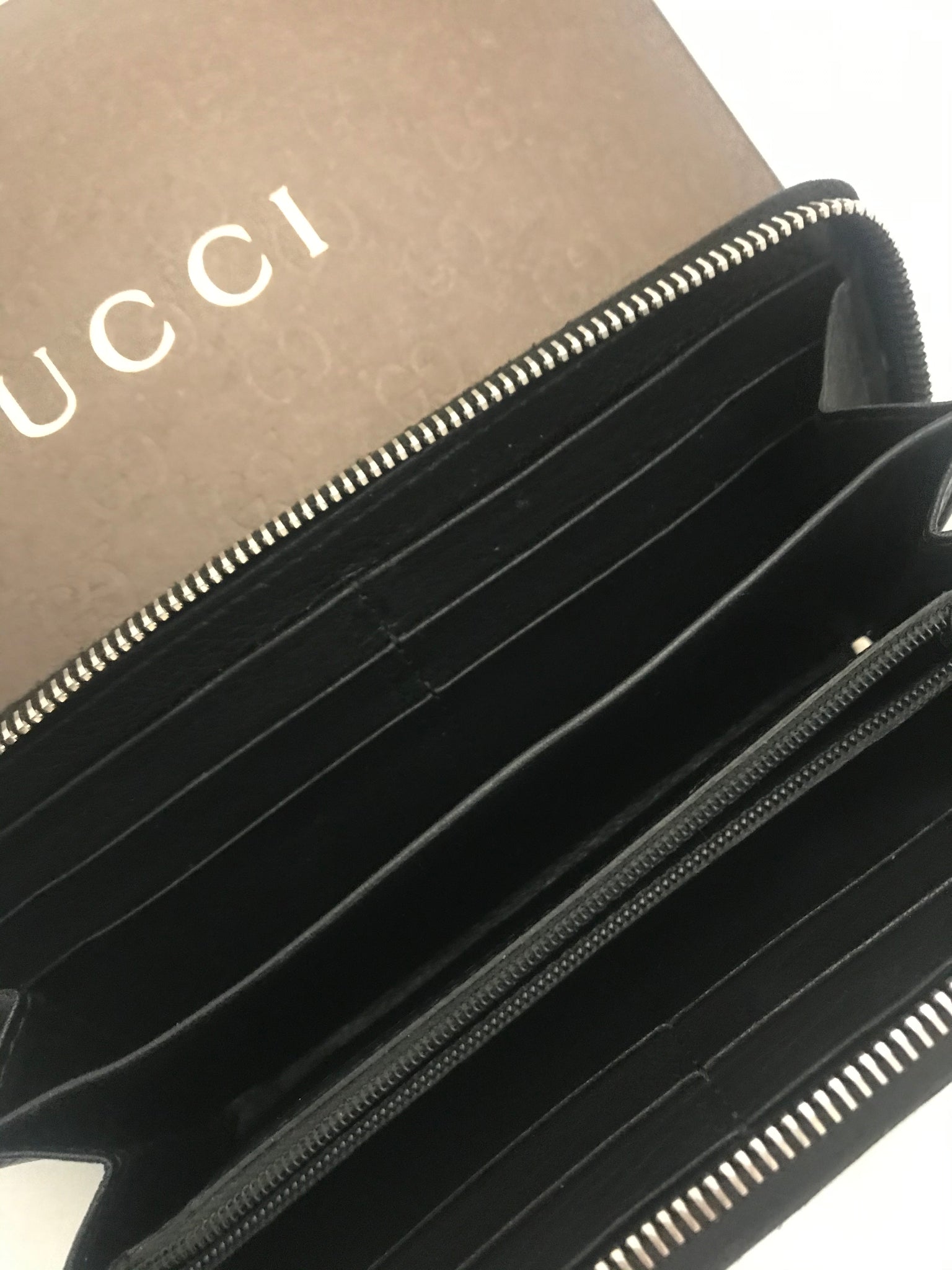 Leather Double G Purse