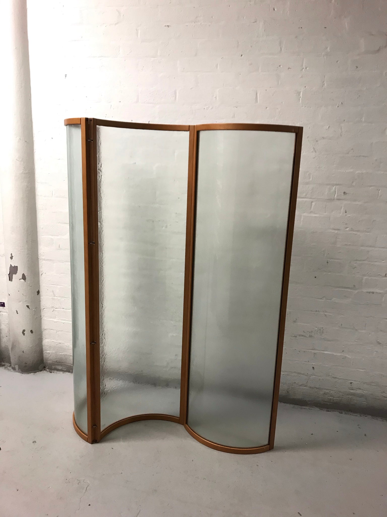 Isabella's Wardrobe Vittorio Livi for Fiam Glass Voyeur Screen by Vittorio Livi for Fiam.