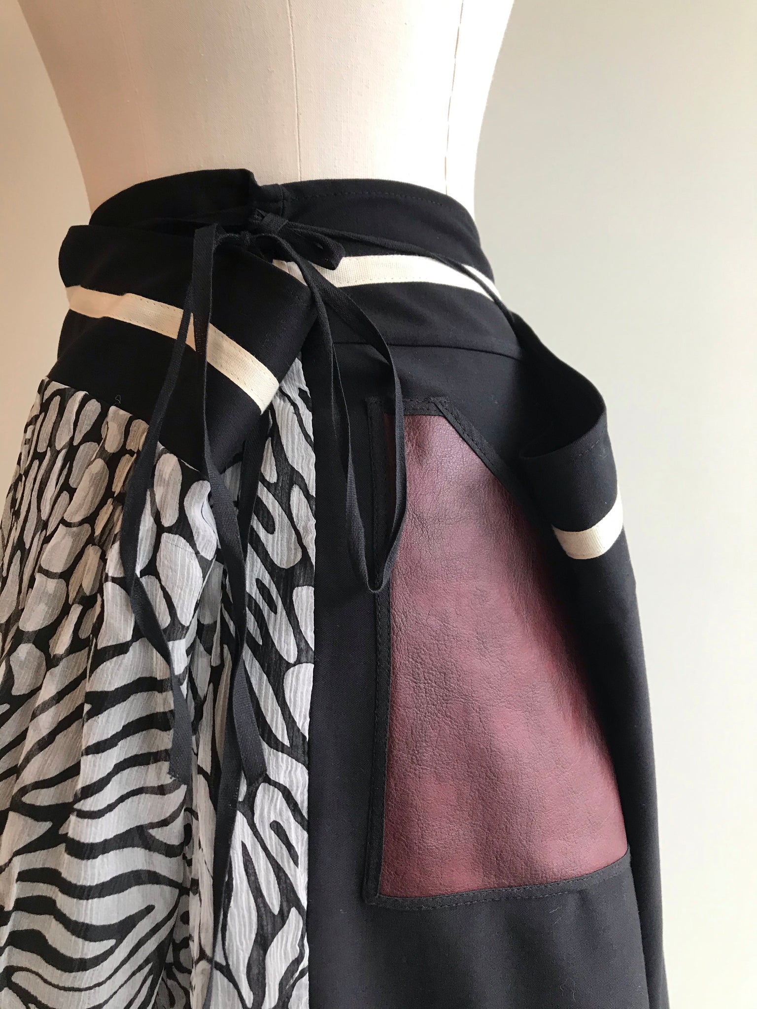 Isabella's Wardrobe Elio Fronterre Cotton Wrap Skirt.