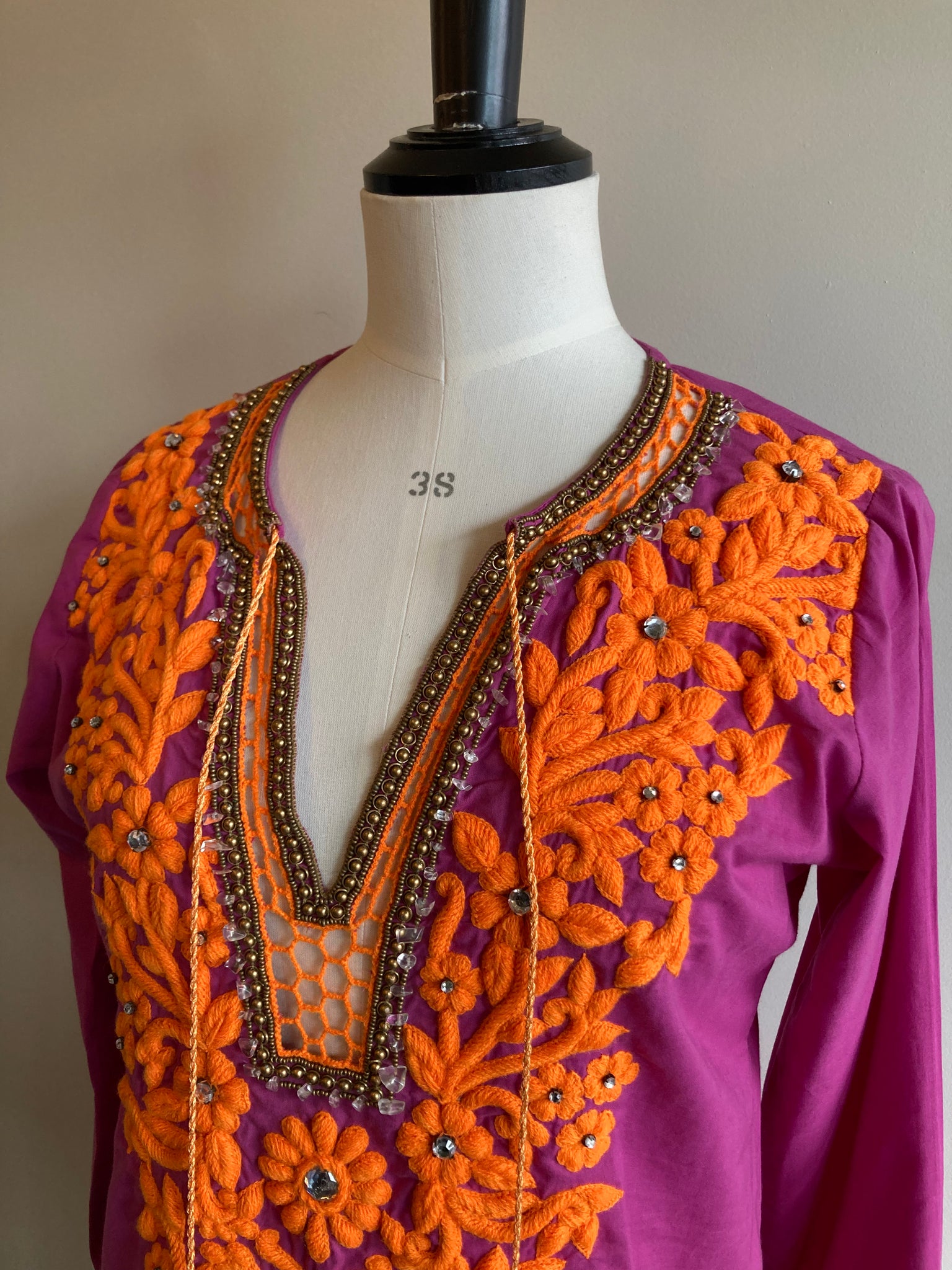 Embellished Cotton Tunic