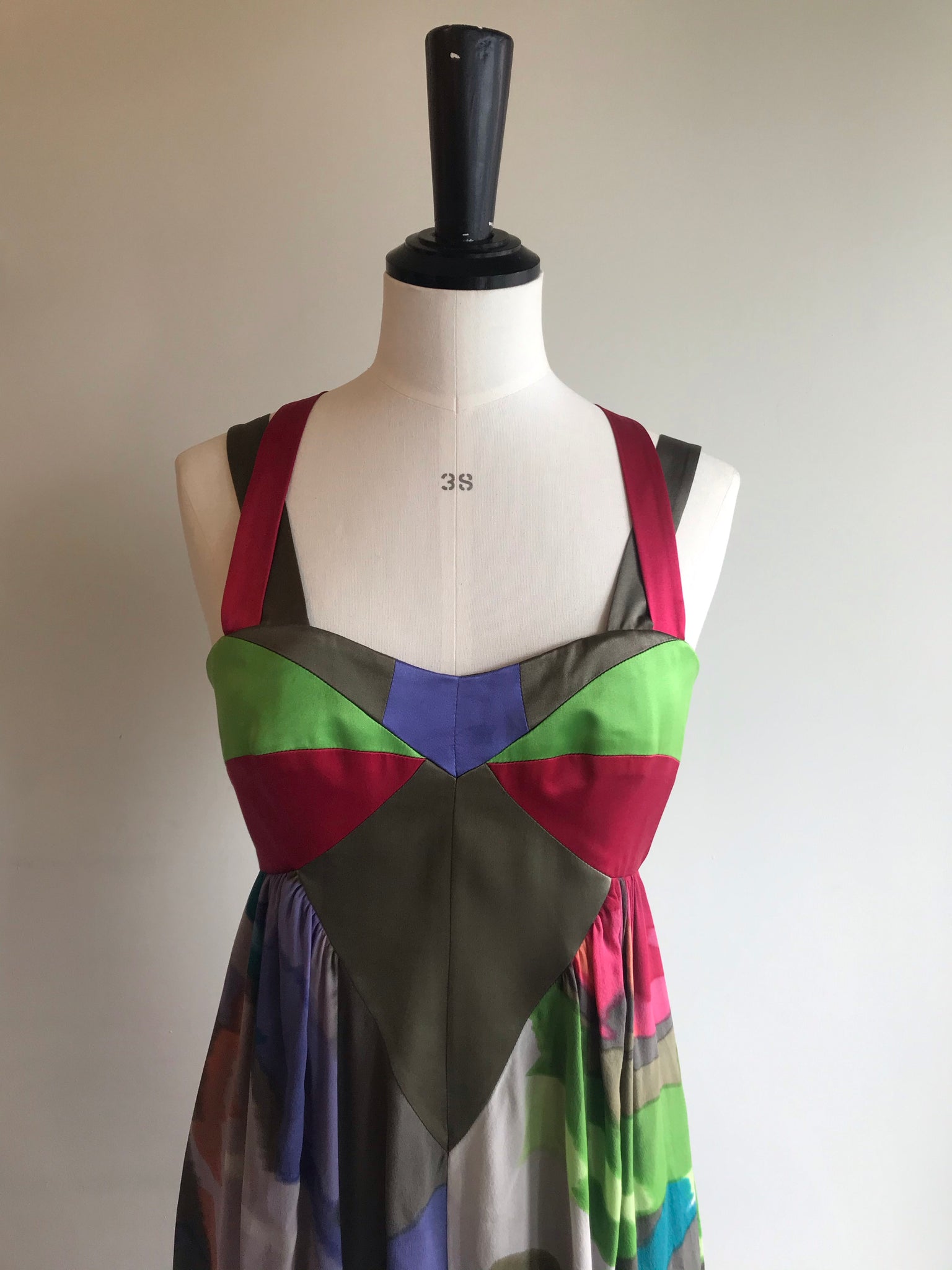 Isabella's Wardrobe Etro Silk Maxi Dress.