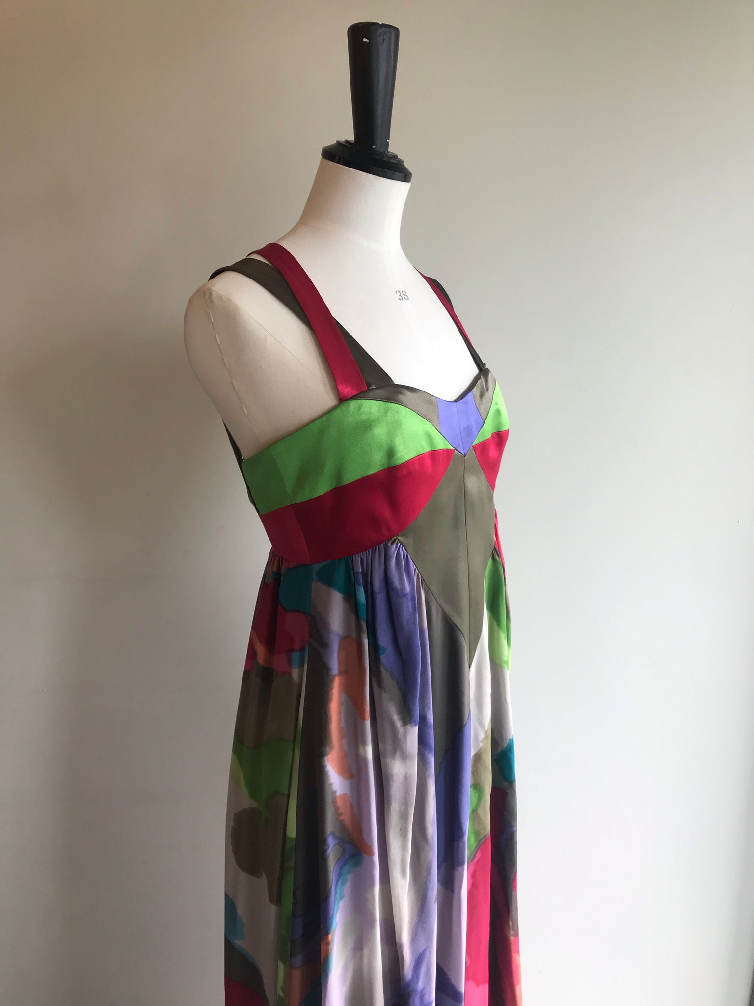 Isabella's Wardrobe Etro Silk Maxi Dress.