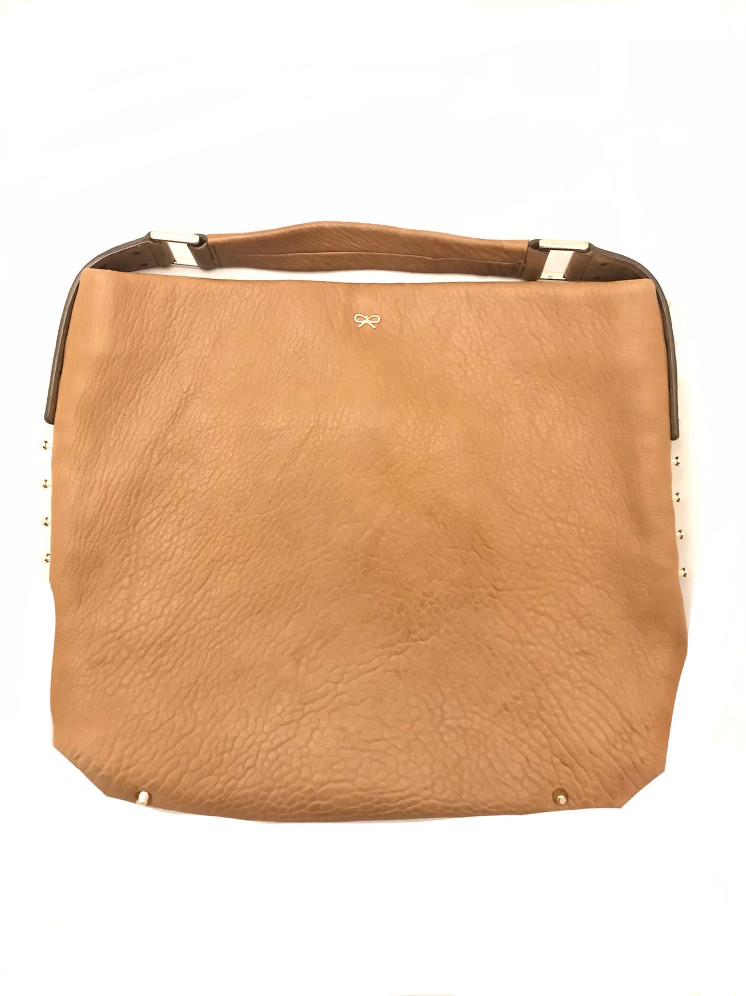 Isabella's Wardrobe Anya Hindmarch Leather Hobo Bag.