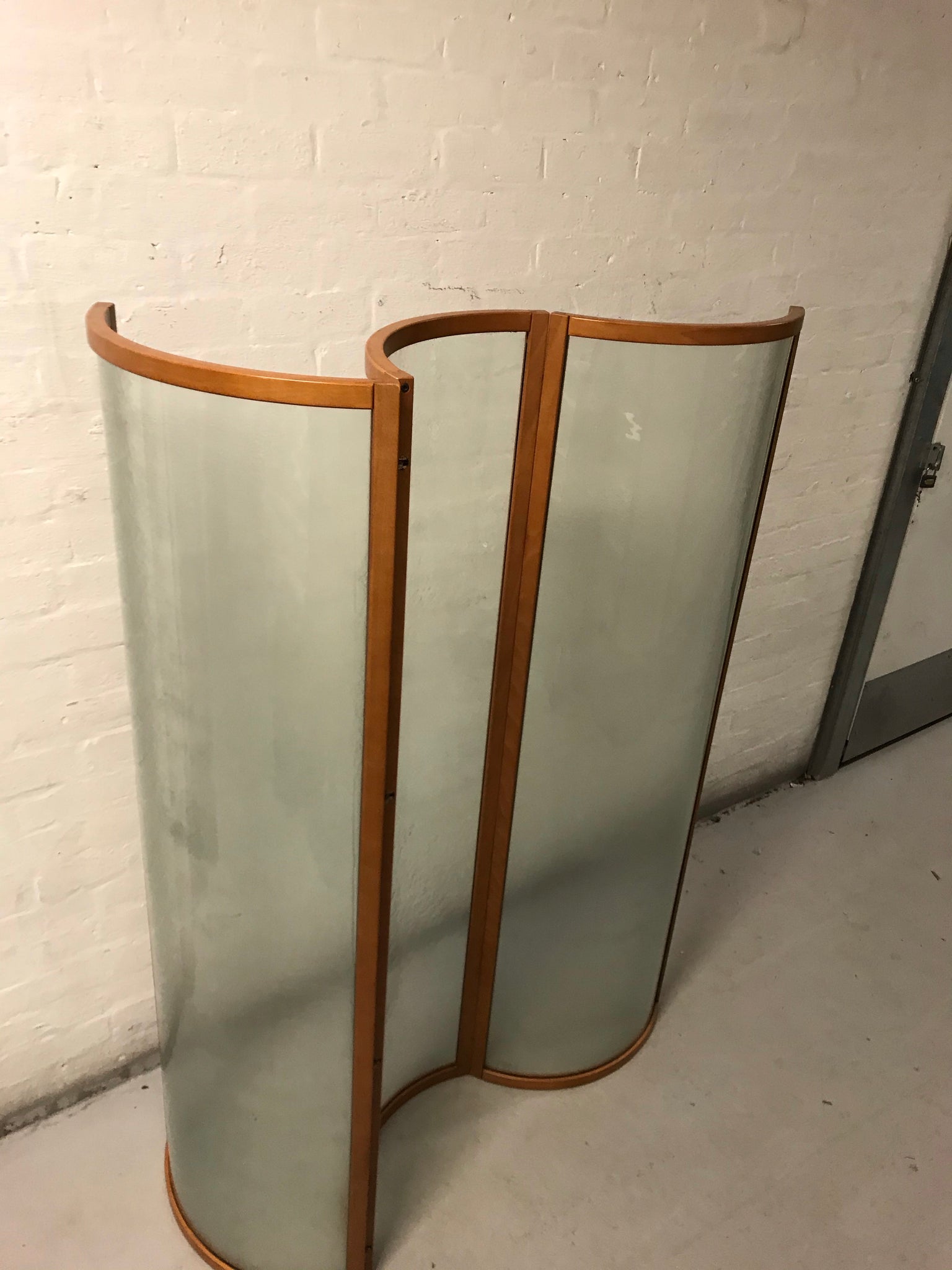 Isabella's Wardrobe Vittorio Livi for Fiam Glass Voyeur Screen by Vittorio Livi for Fiam.