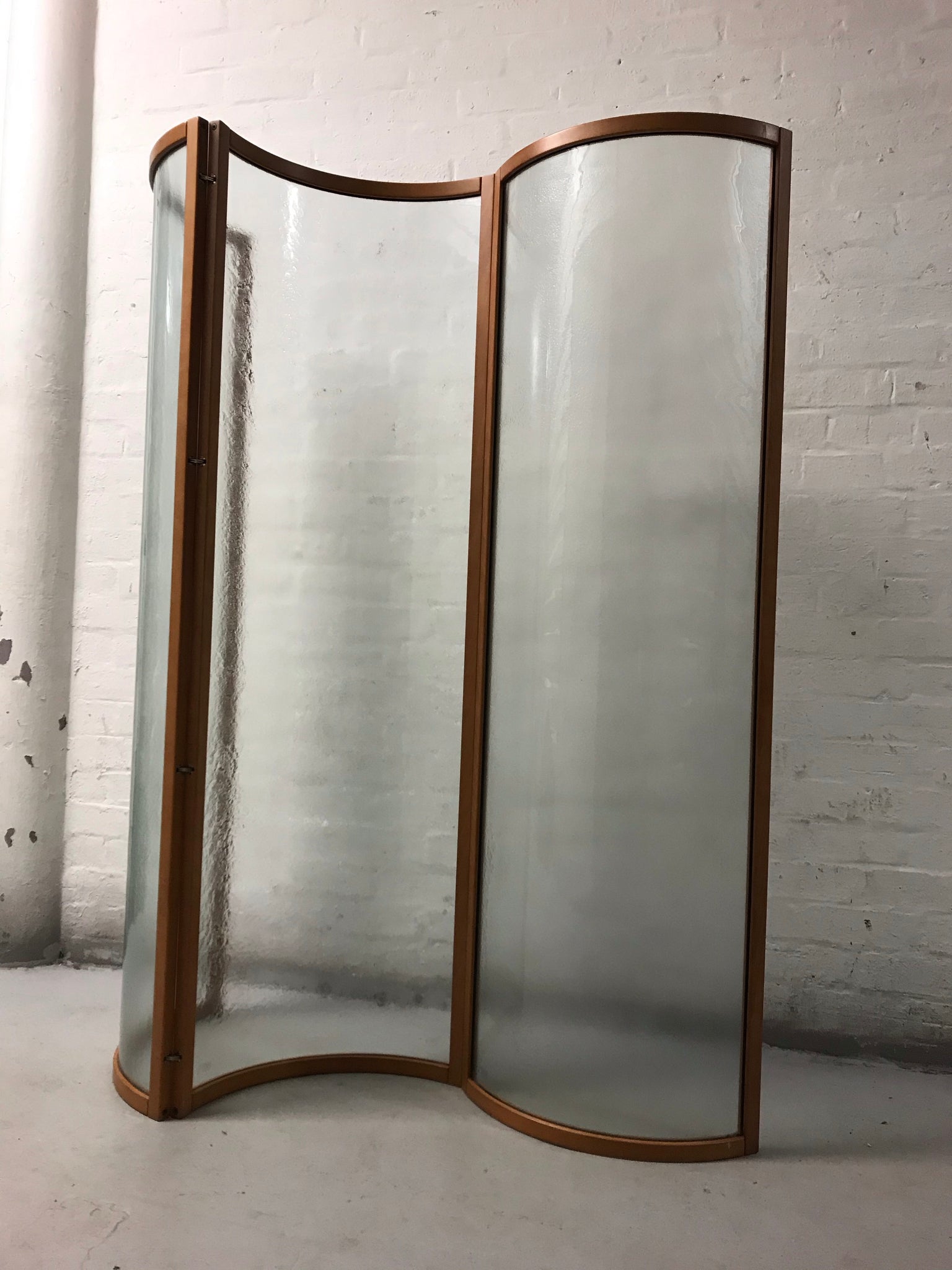 Isabella's Wardrobe Vittorio Livi for Fiam Glass Voyeur Screen by Vittorio Livi for Fiam.
