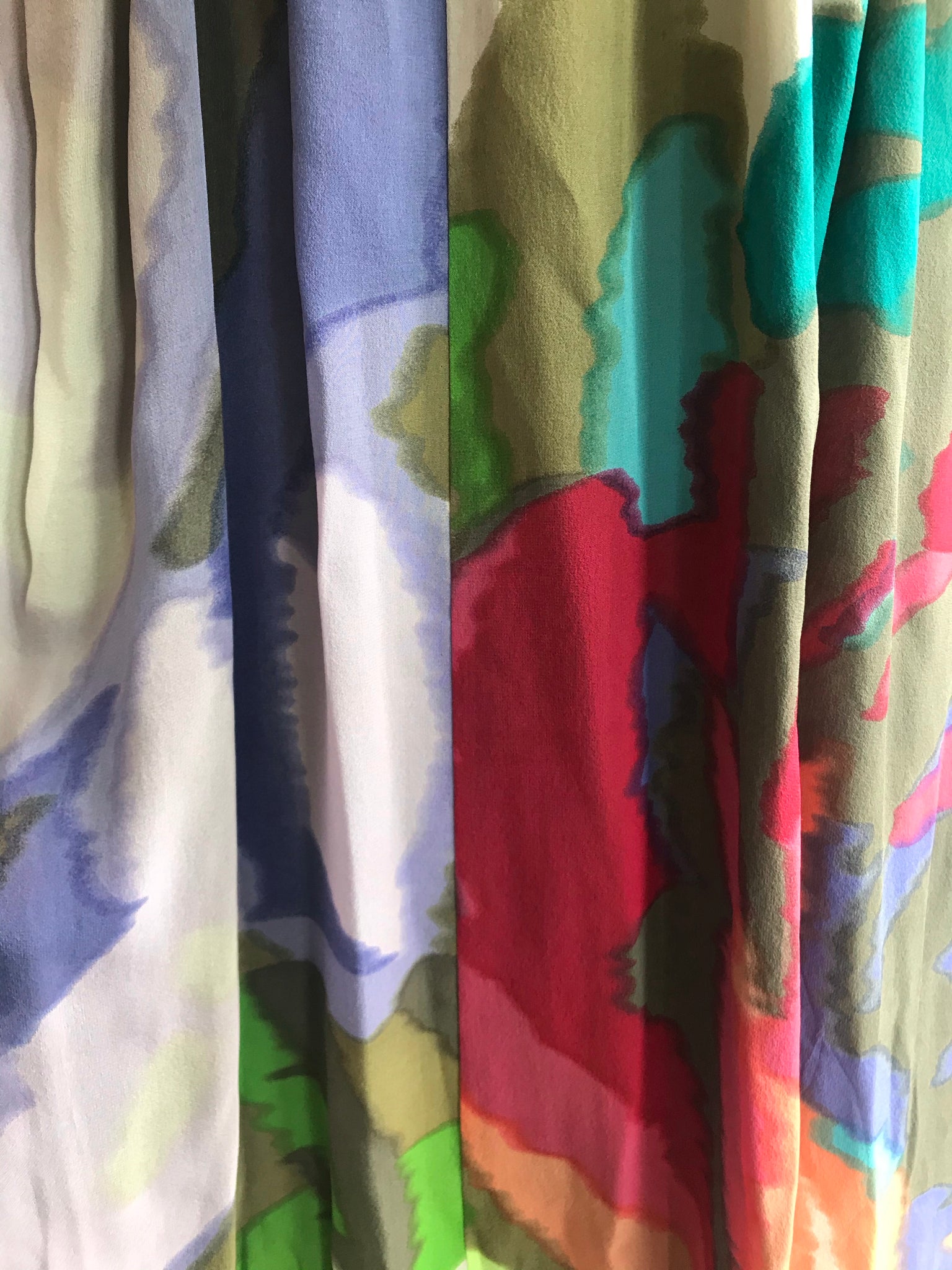 Isabella's Wardrobe Etro Silk Maxi Dress.