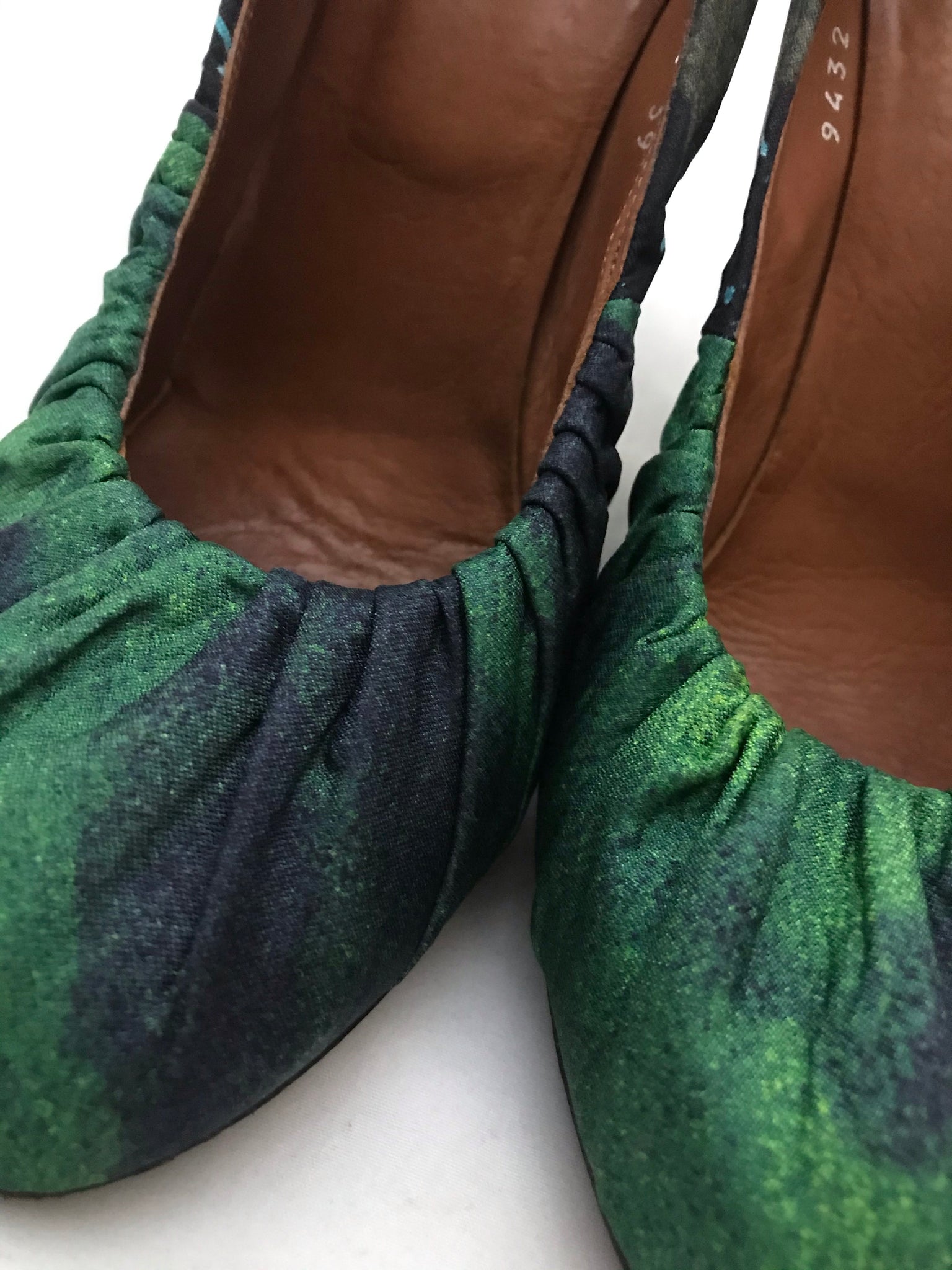 Isabella's Wardrobe Dries van Noten Fabric Heels.
