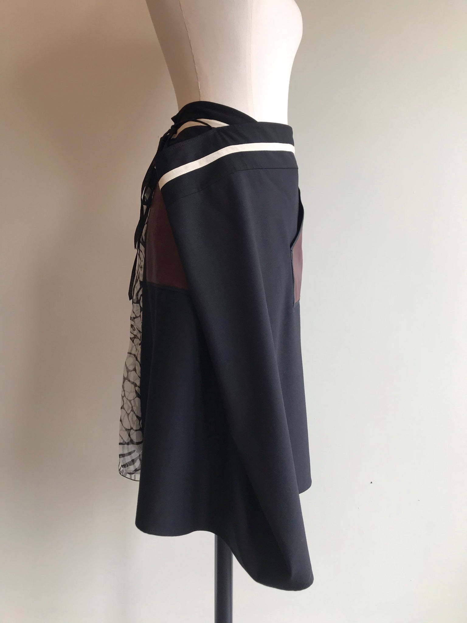 Isabella's Wardrobe Elio Fronterre Cotton Wrap Skirt.