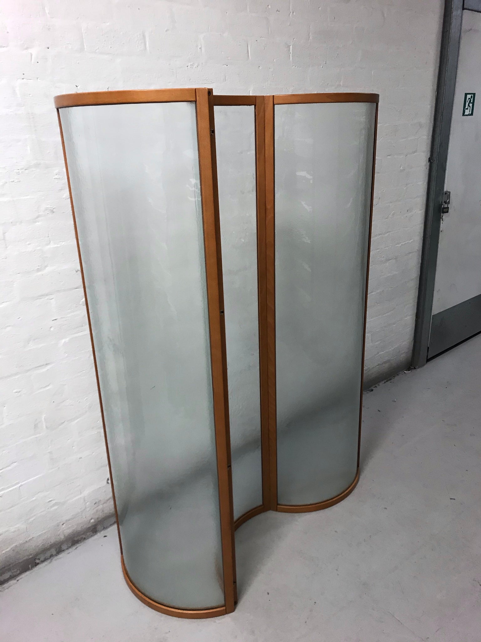 Isabella's Wardrobe Vittorio Livi for Fiam Glass Voyeur Screen by Vittorio Livi for Fiam.