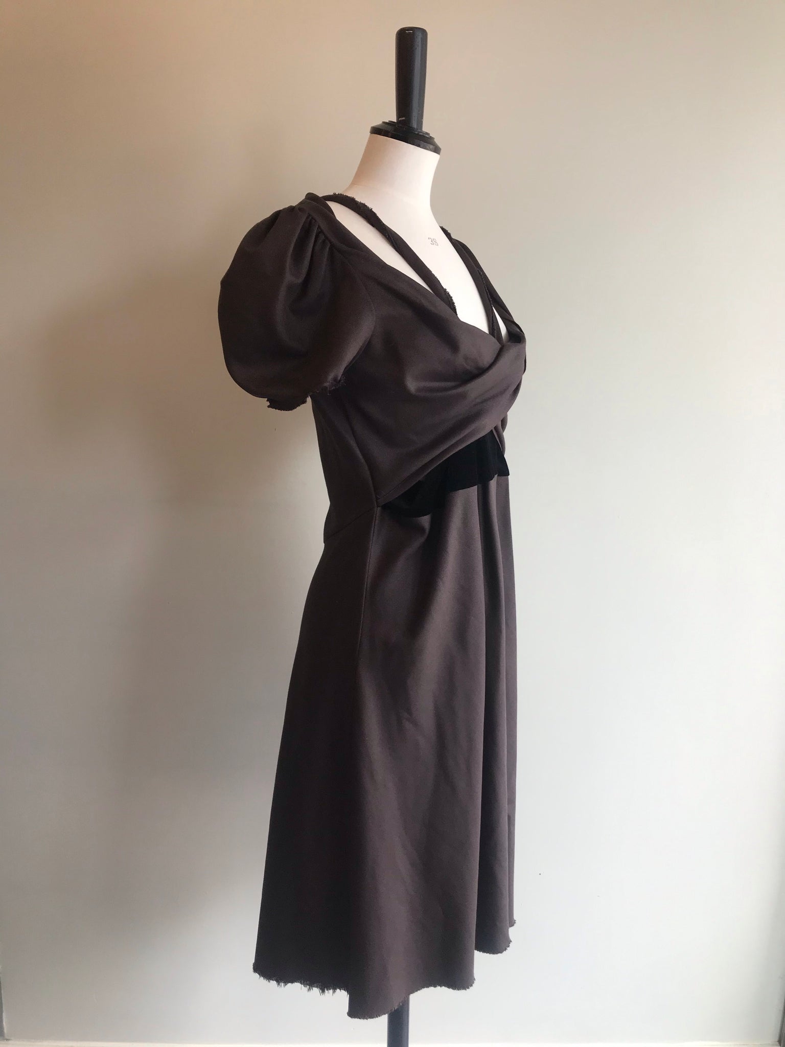 Isabella's Wardrobe David Szeto Velvet Panel Dress.