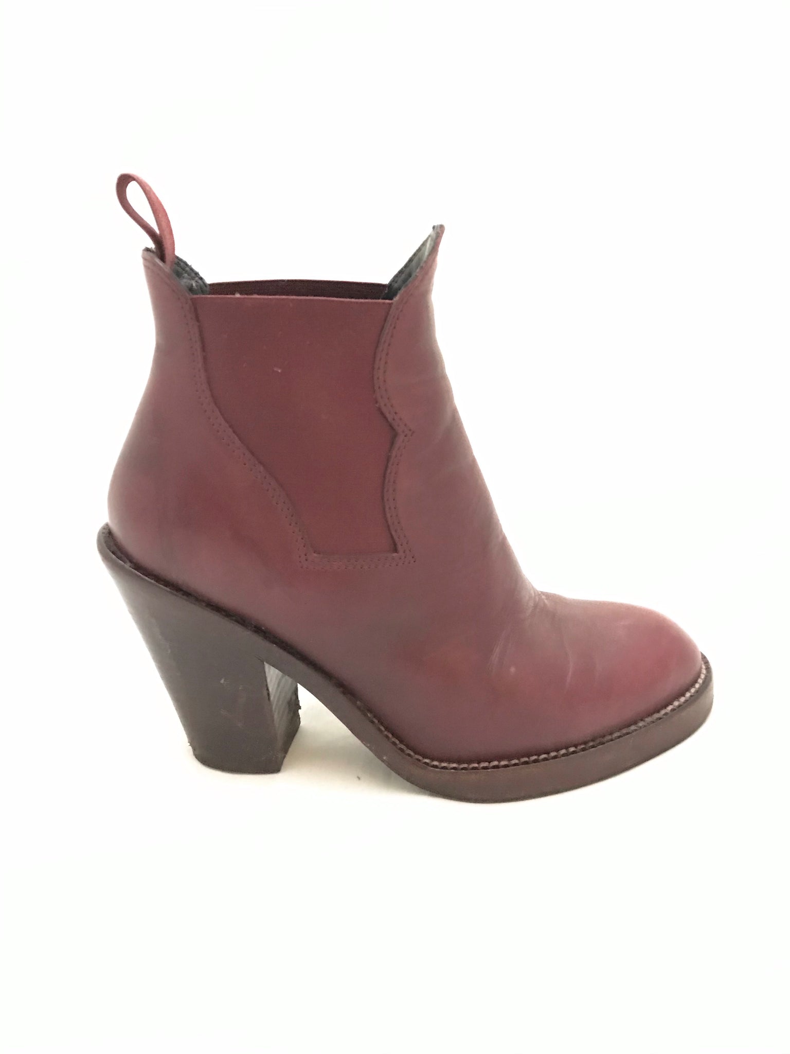 Isabella's Wardrobe Acne Leather Ankle Boots.