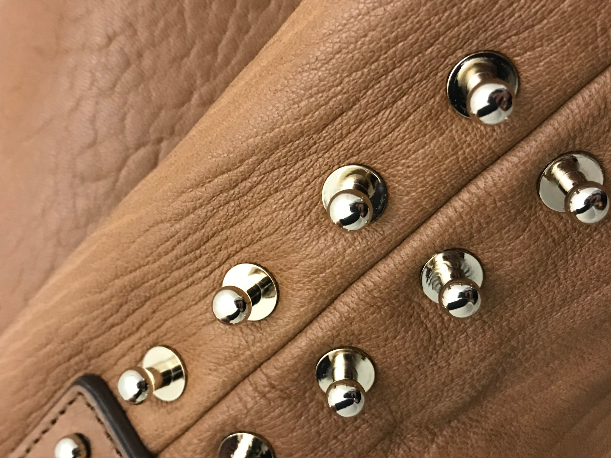 Isabella's Wardrobe Anya Hindmarch Leather Hobo Bag.