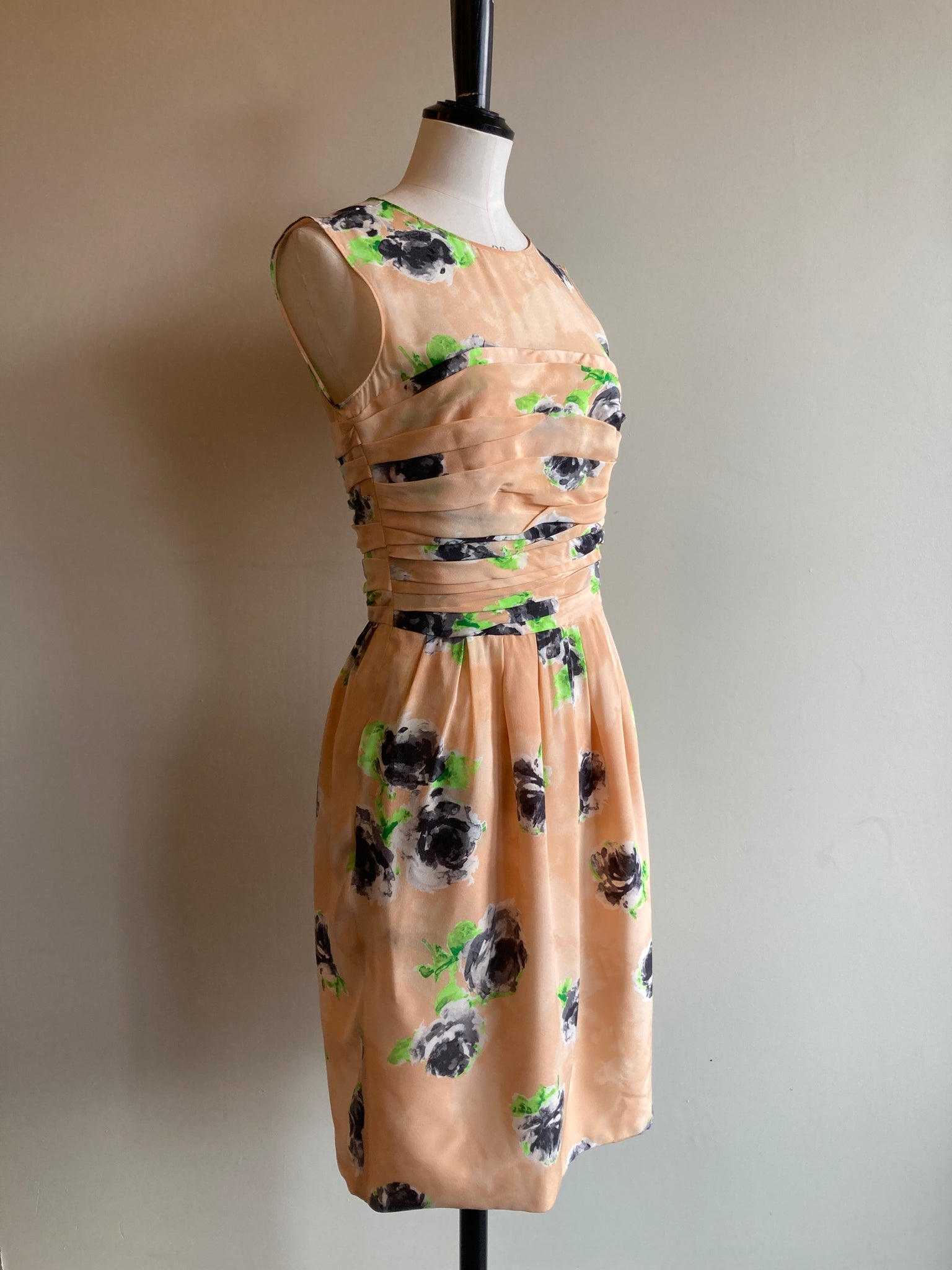 Silk Floral Dress