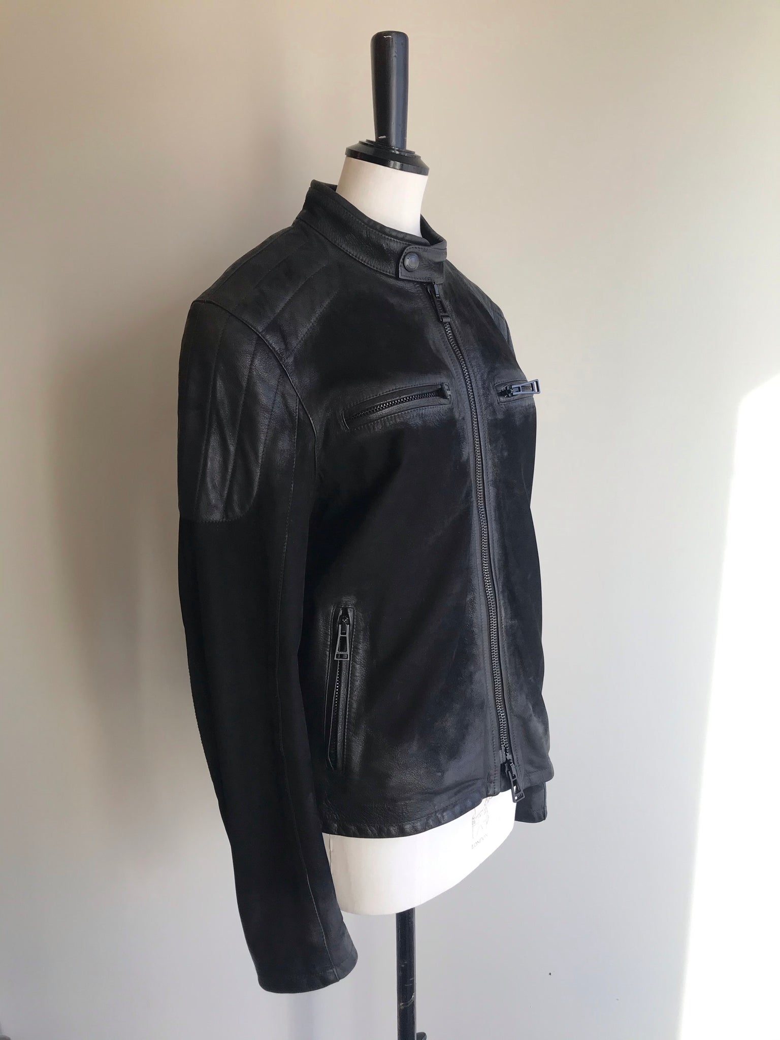 Isabella's Wardrobe Belstaff Gents Distressed Leather Jacket.