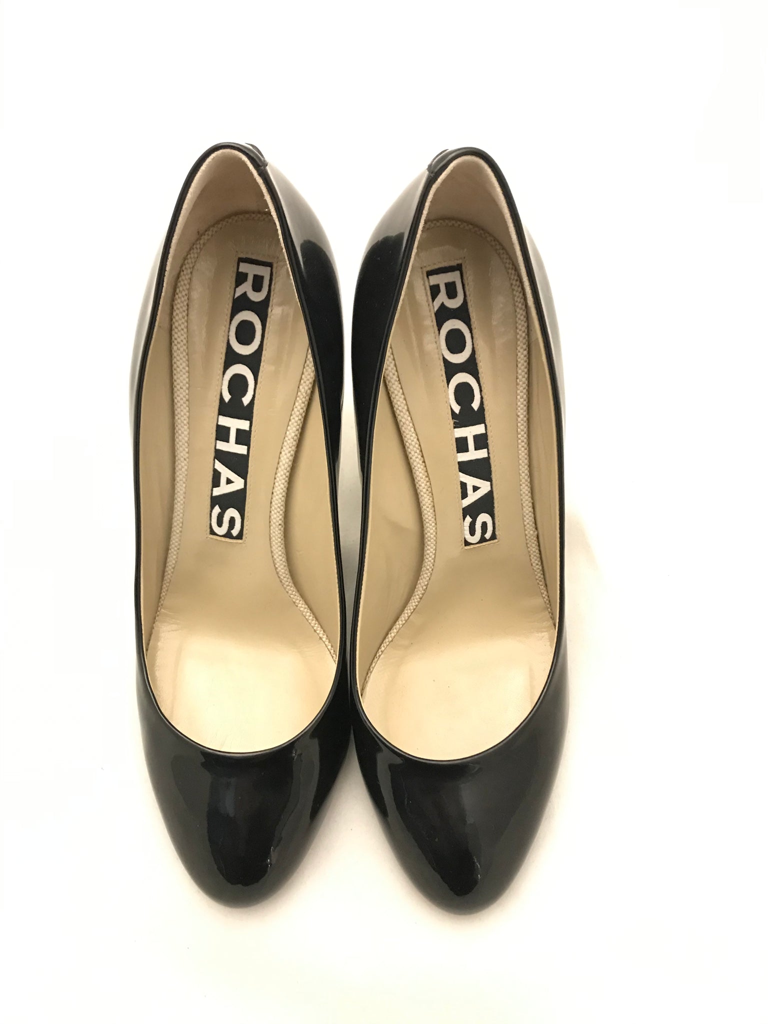 Isabella's Wardrobe Rochas Patent Heels.
