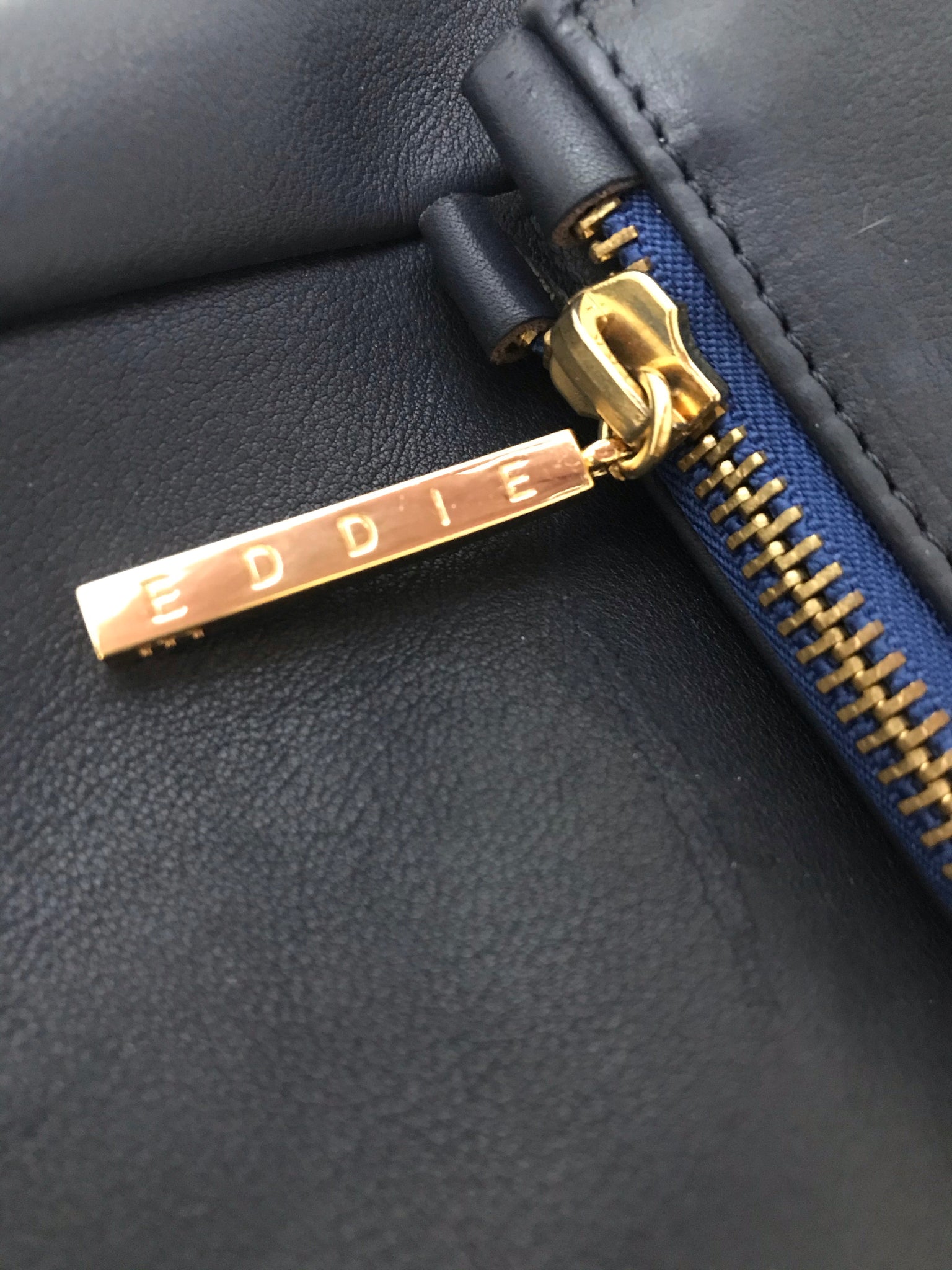 Isabella's Wardrobe Eddie Leather Clutch.