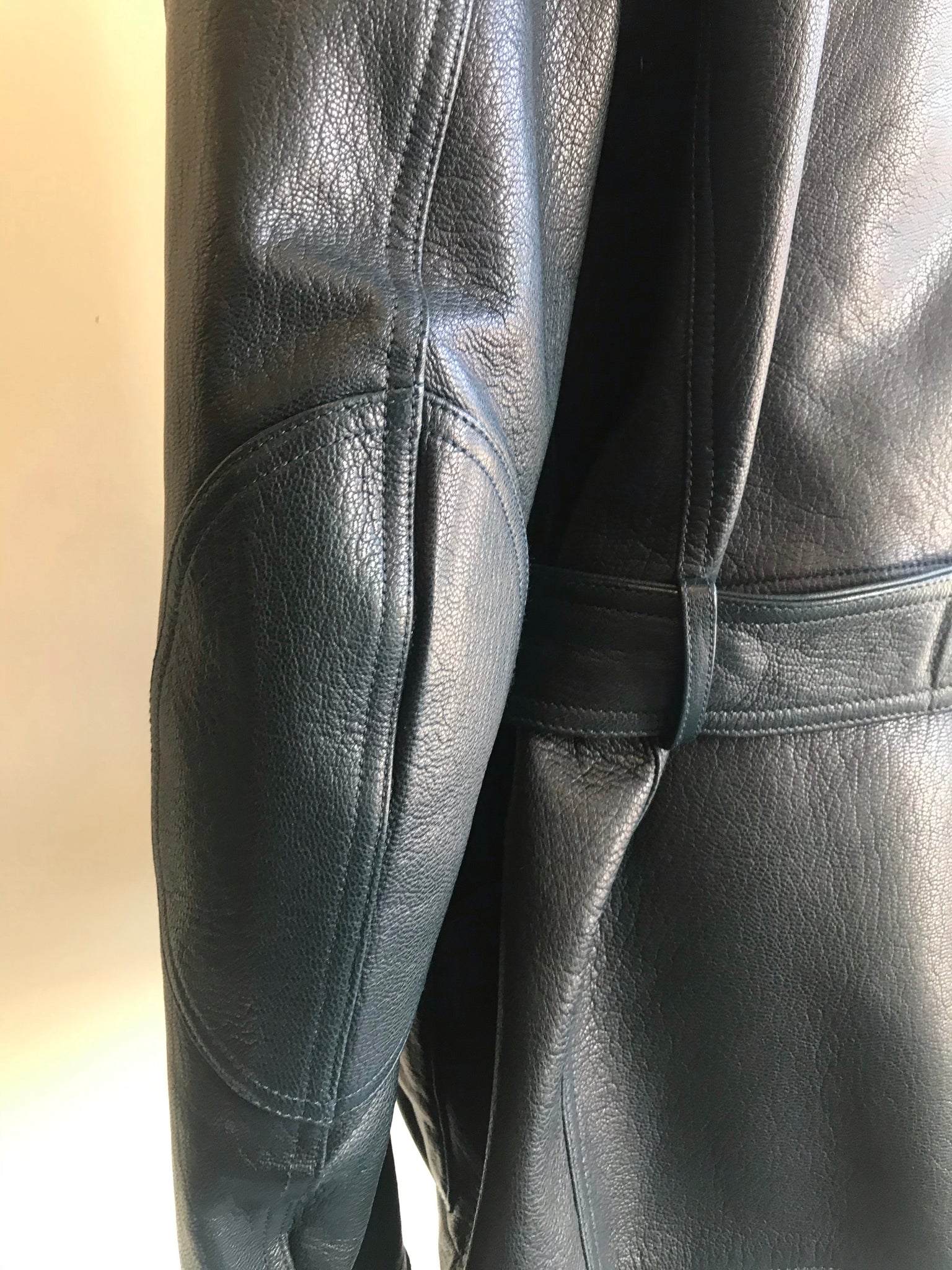 Isabella's Wardrobe Belstaff Gents Navy Leather Jacket.