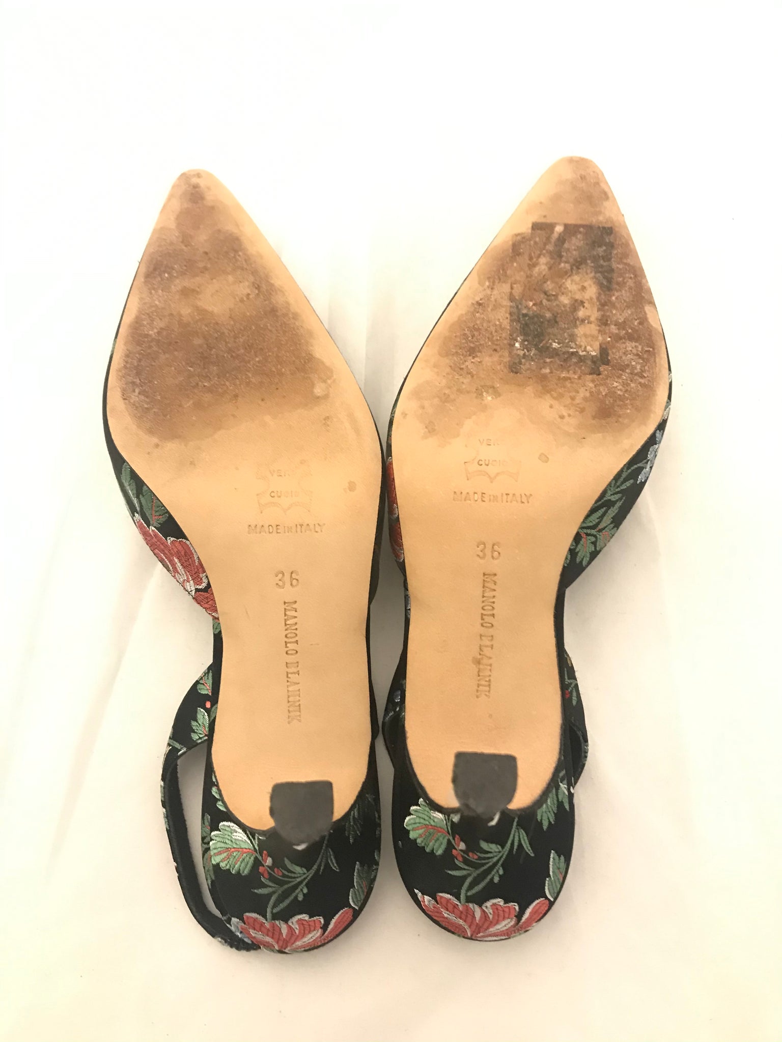 Satin Fab Flower Heels