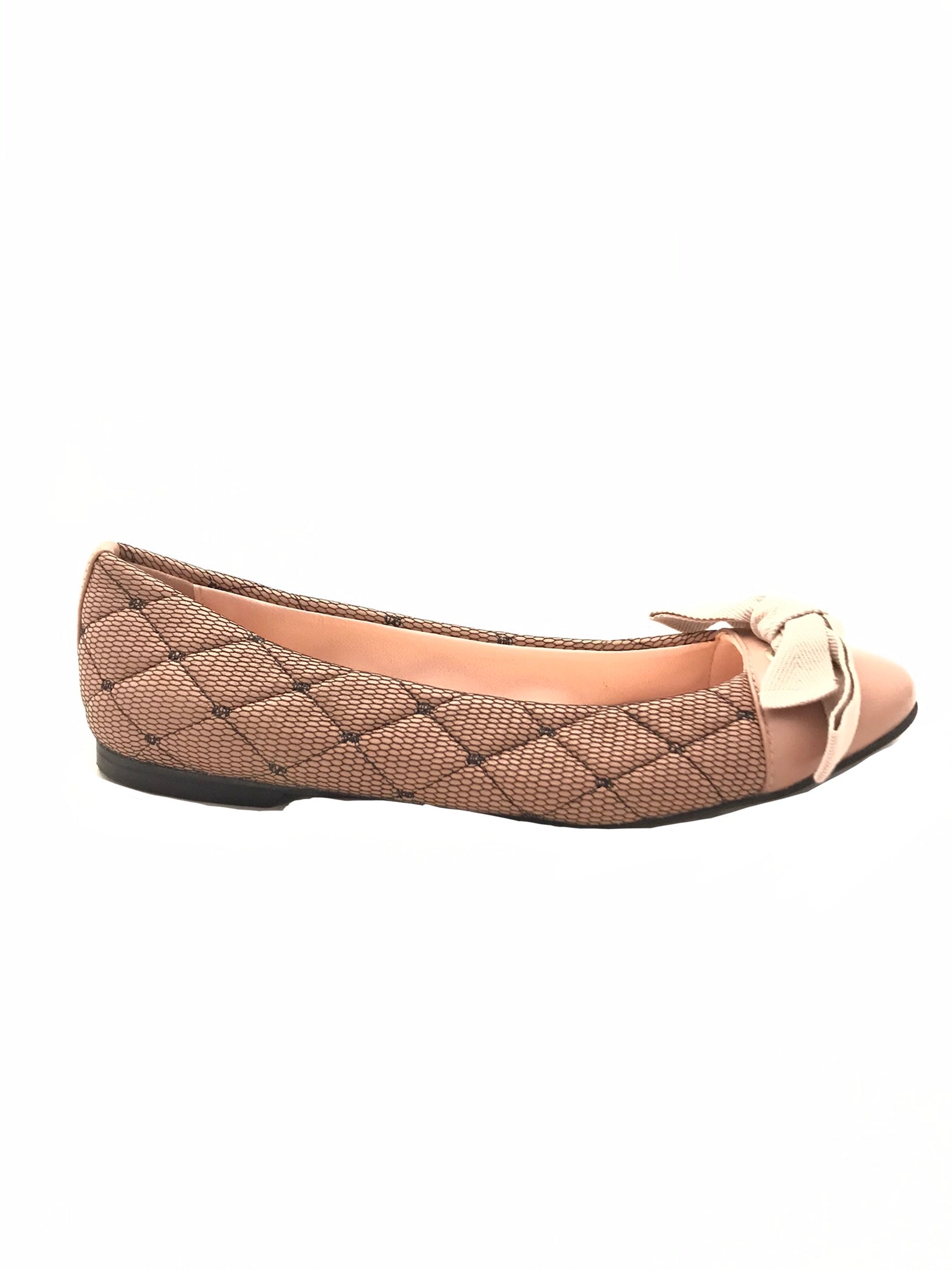 Quilted Lace Pumps
