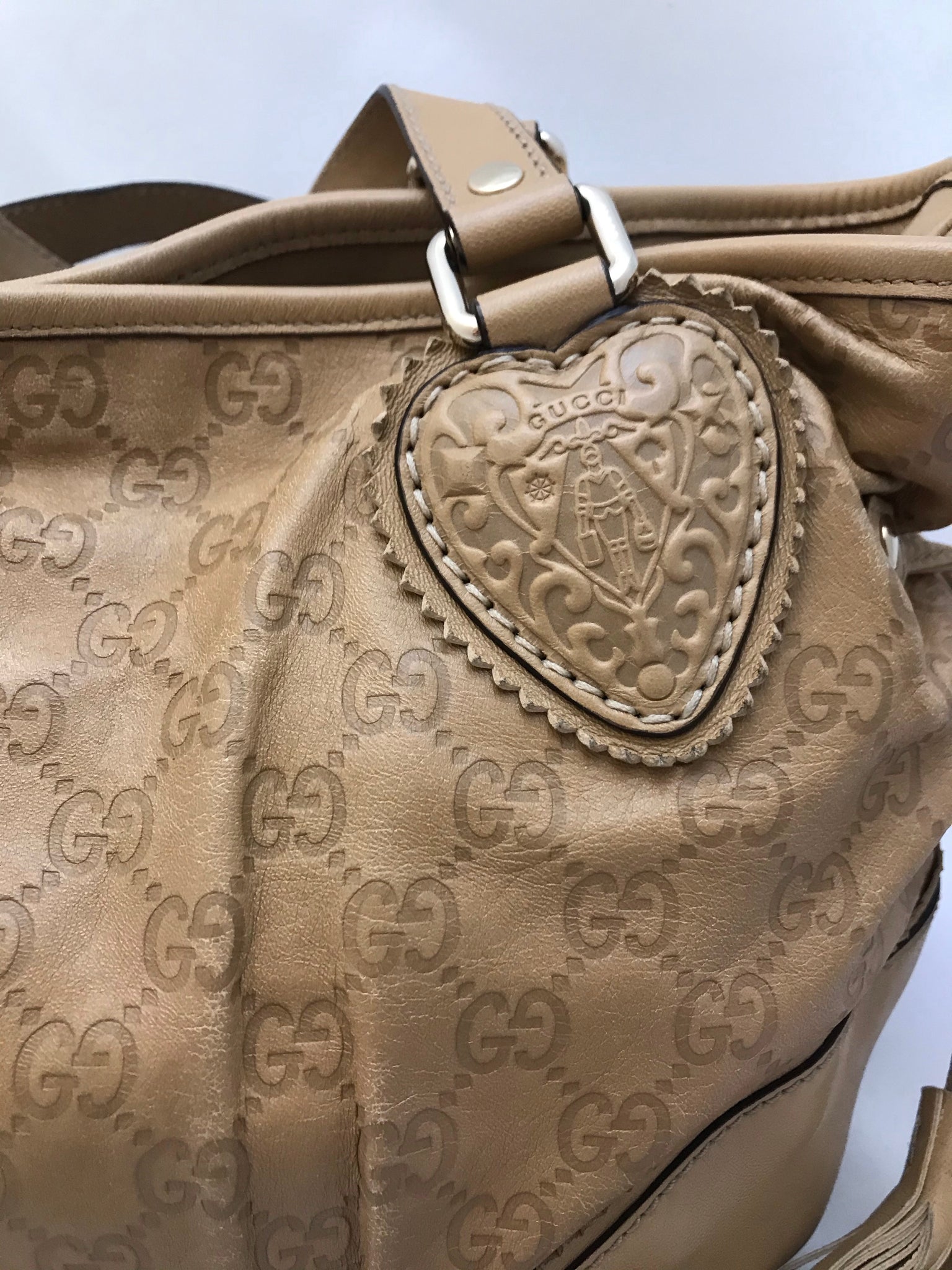 Isabella's Wardrobe Gucci Tribecca Tassel Guccissima Tote.