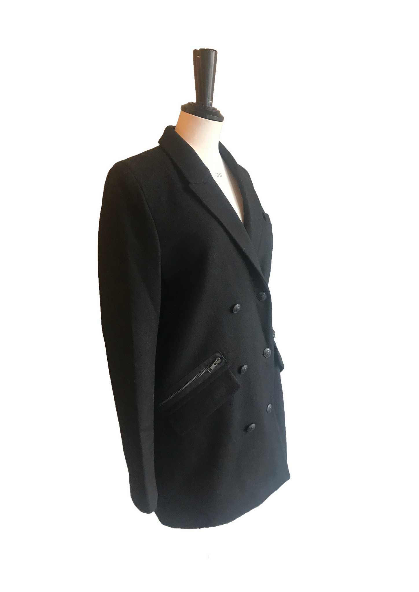 Military Style Wool Jacket