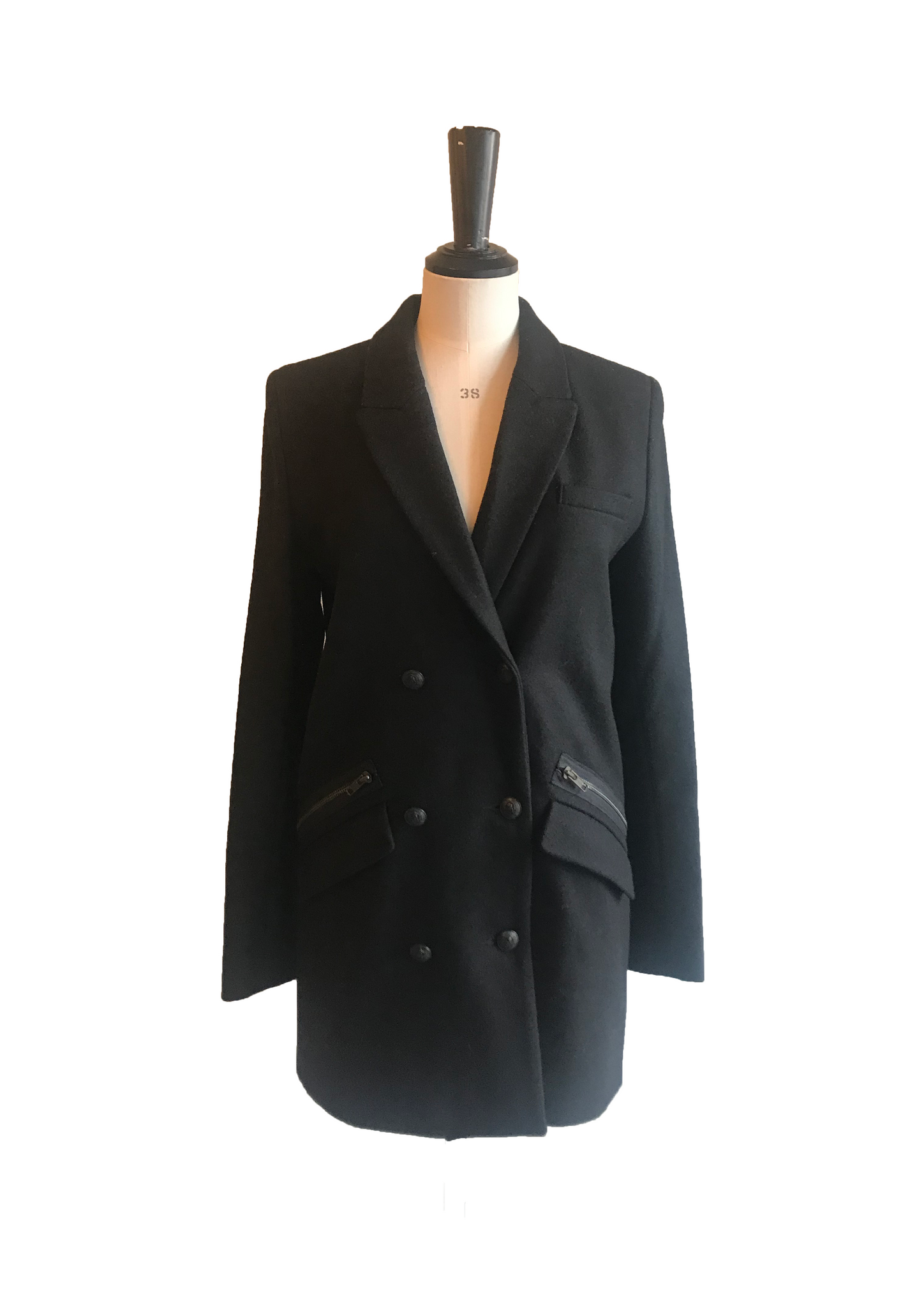 Military Style Wool Jacket