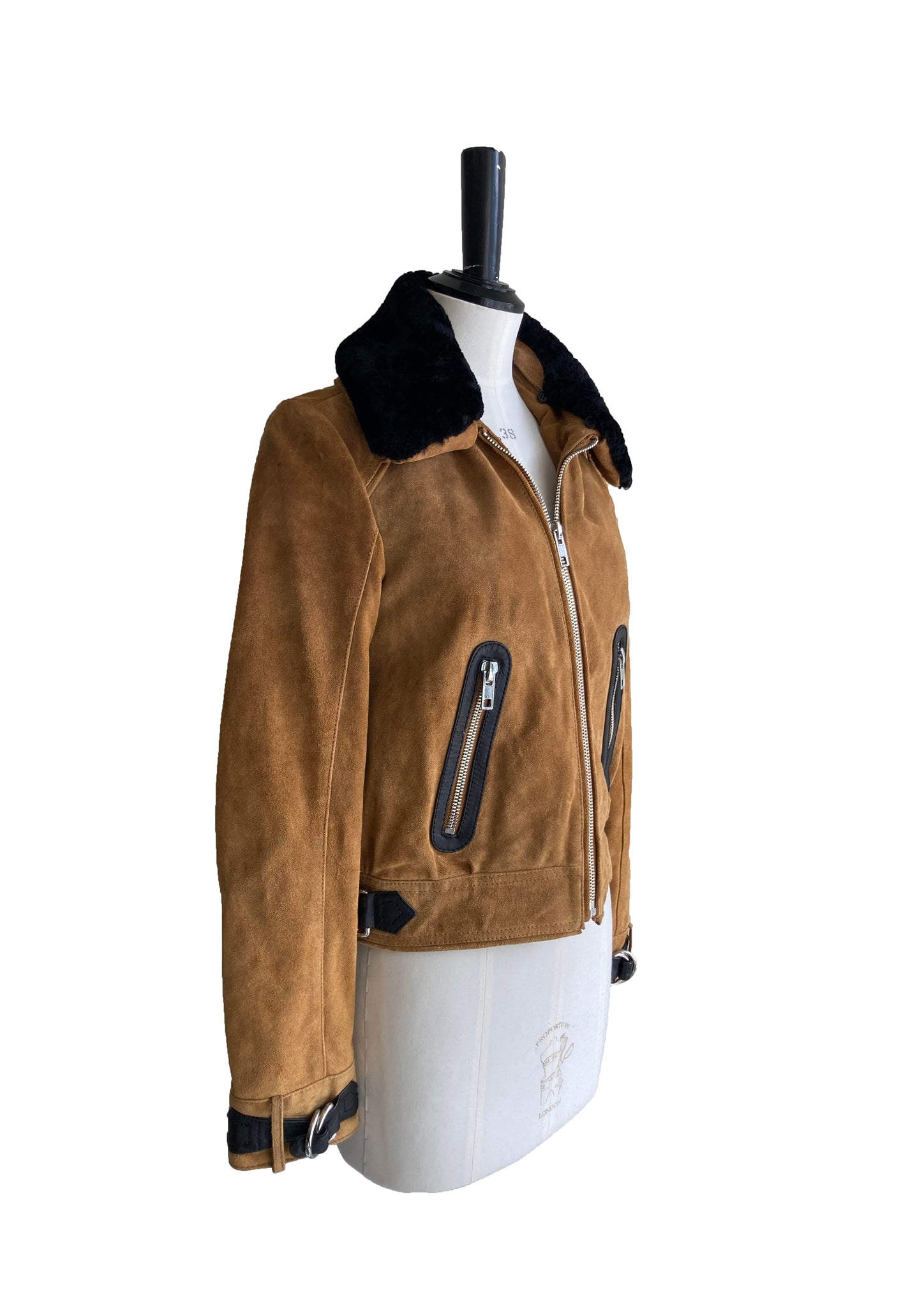 Suede and Shearling Jacket