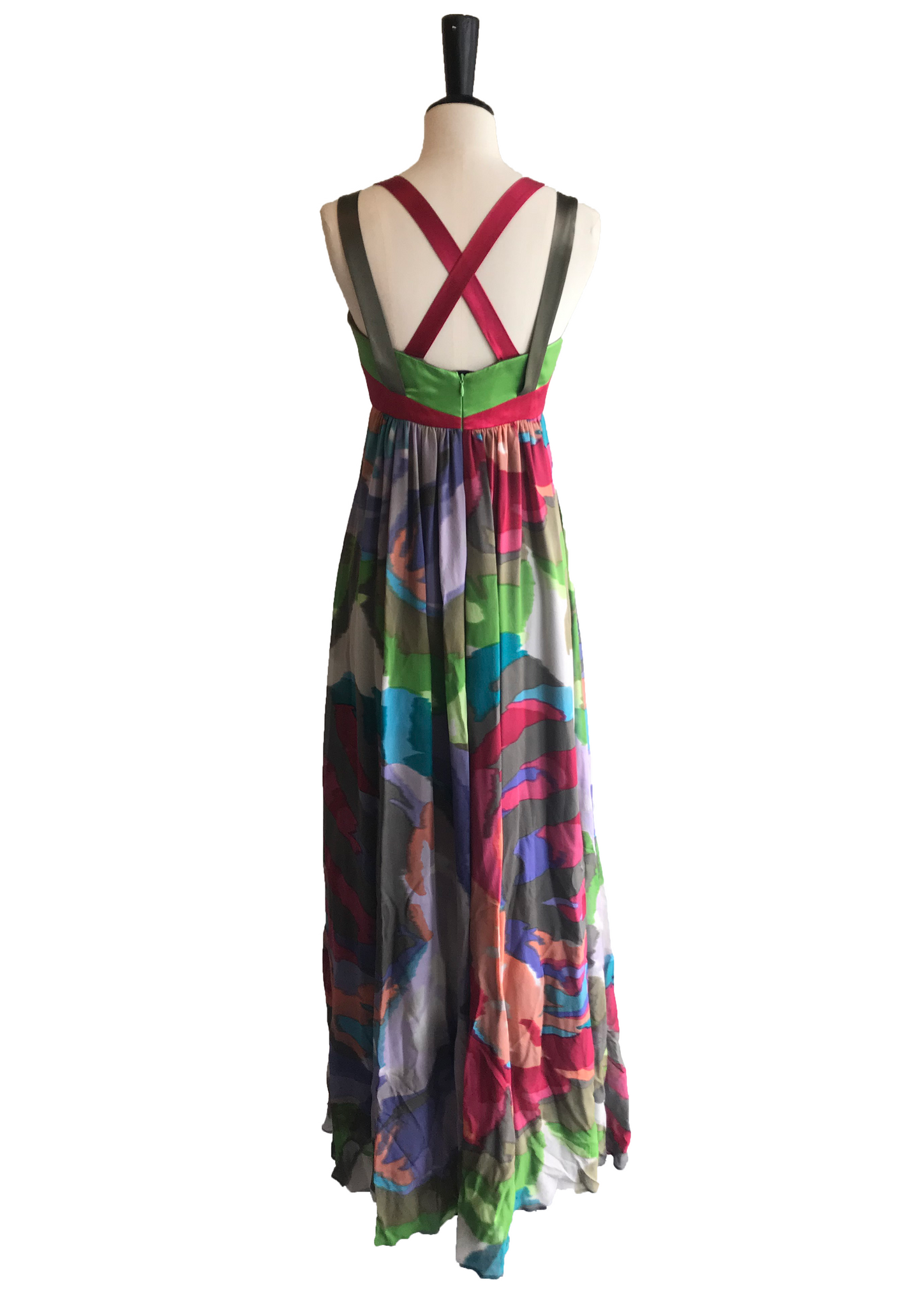 Isabella's Wardrobe Etro Silk Maxi Dress.