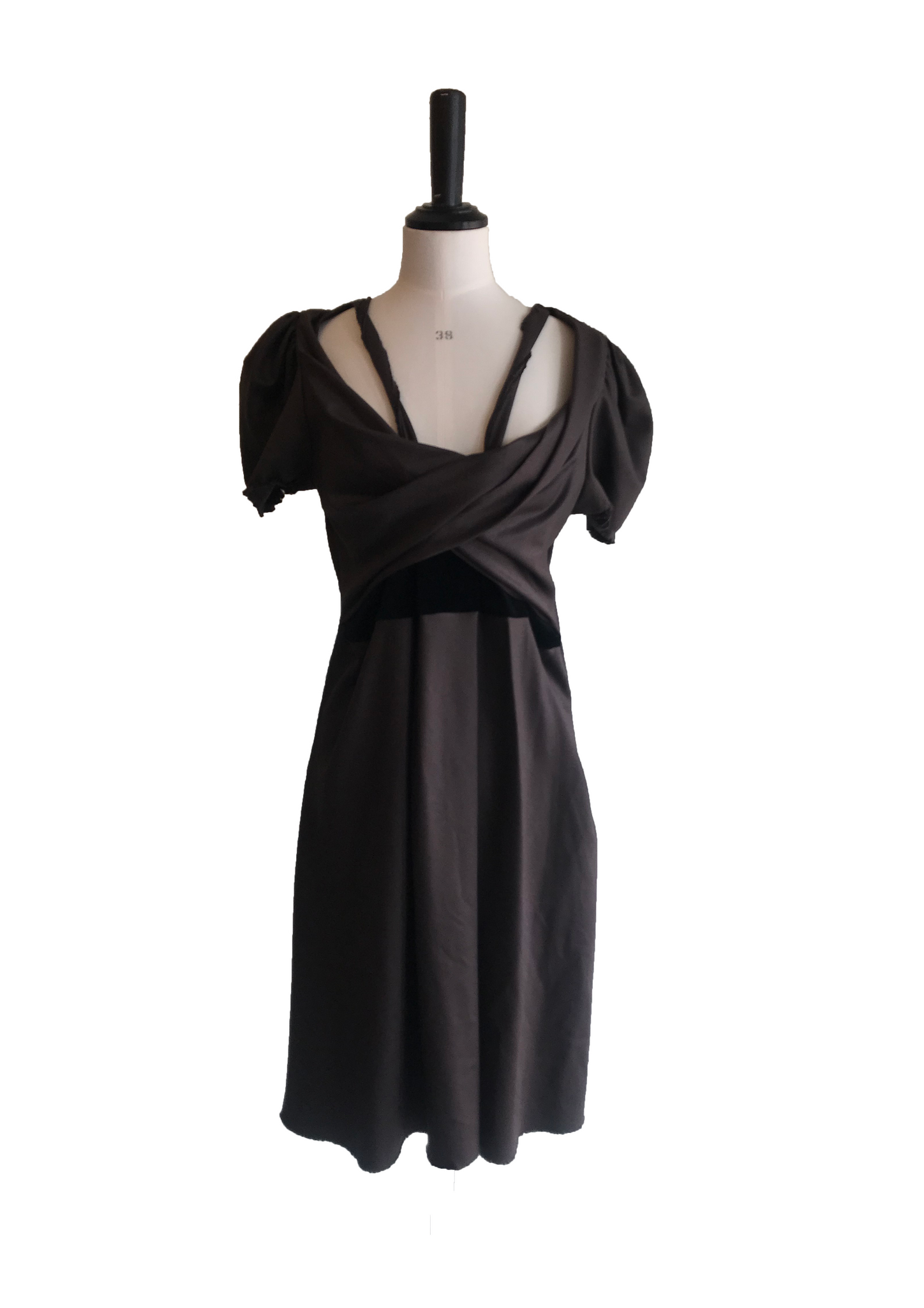 Isabella's Wardrobe David Szeto Velvet Panel Dress.