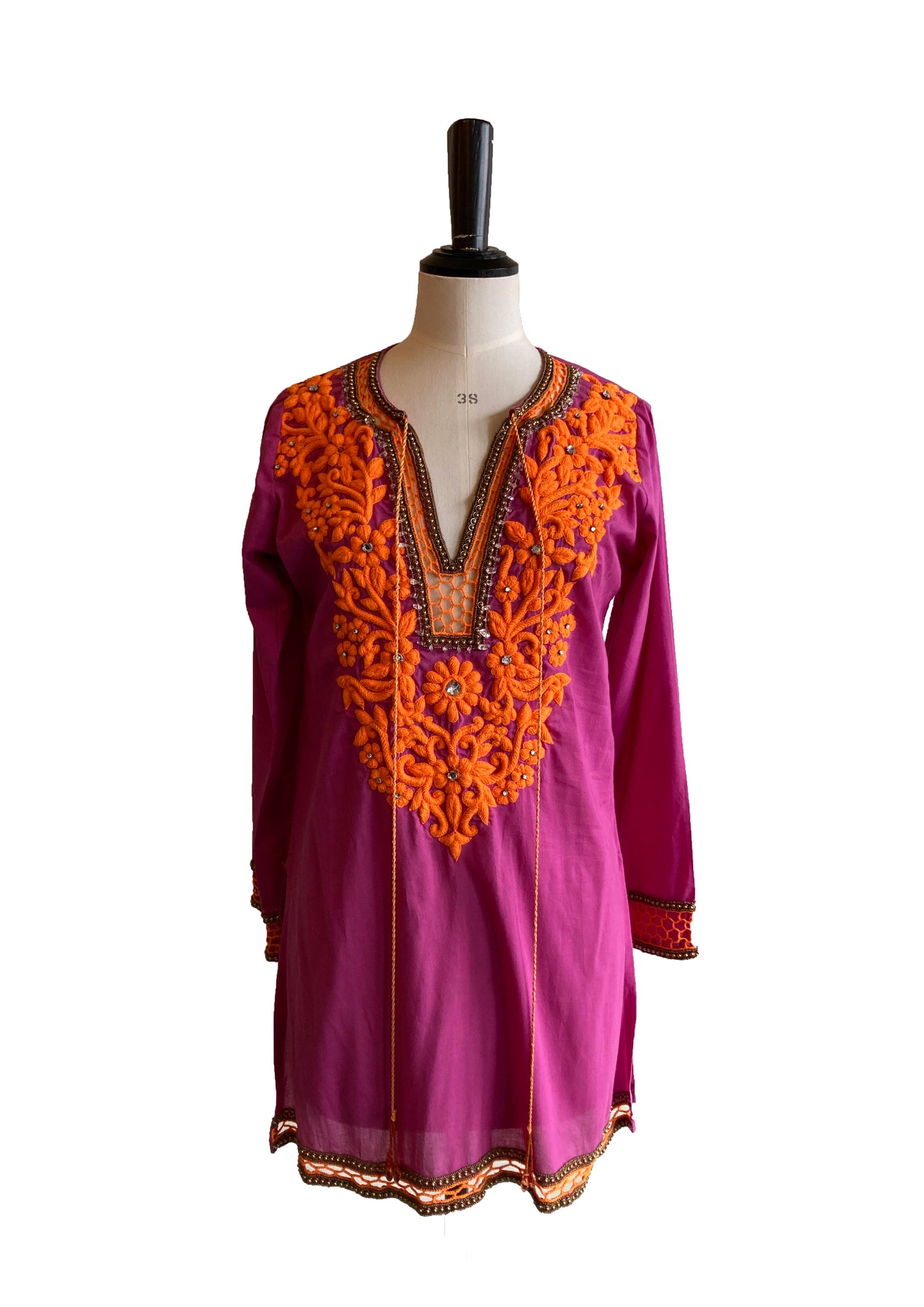 Embellished Cotton Tunic